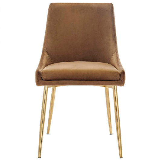 Modway Viscount Performance Velvet Dining Chairs - Set of 2 | Dining Chairs | Modishstore-5