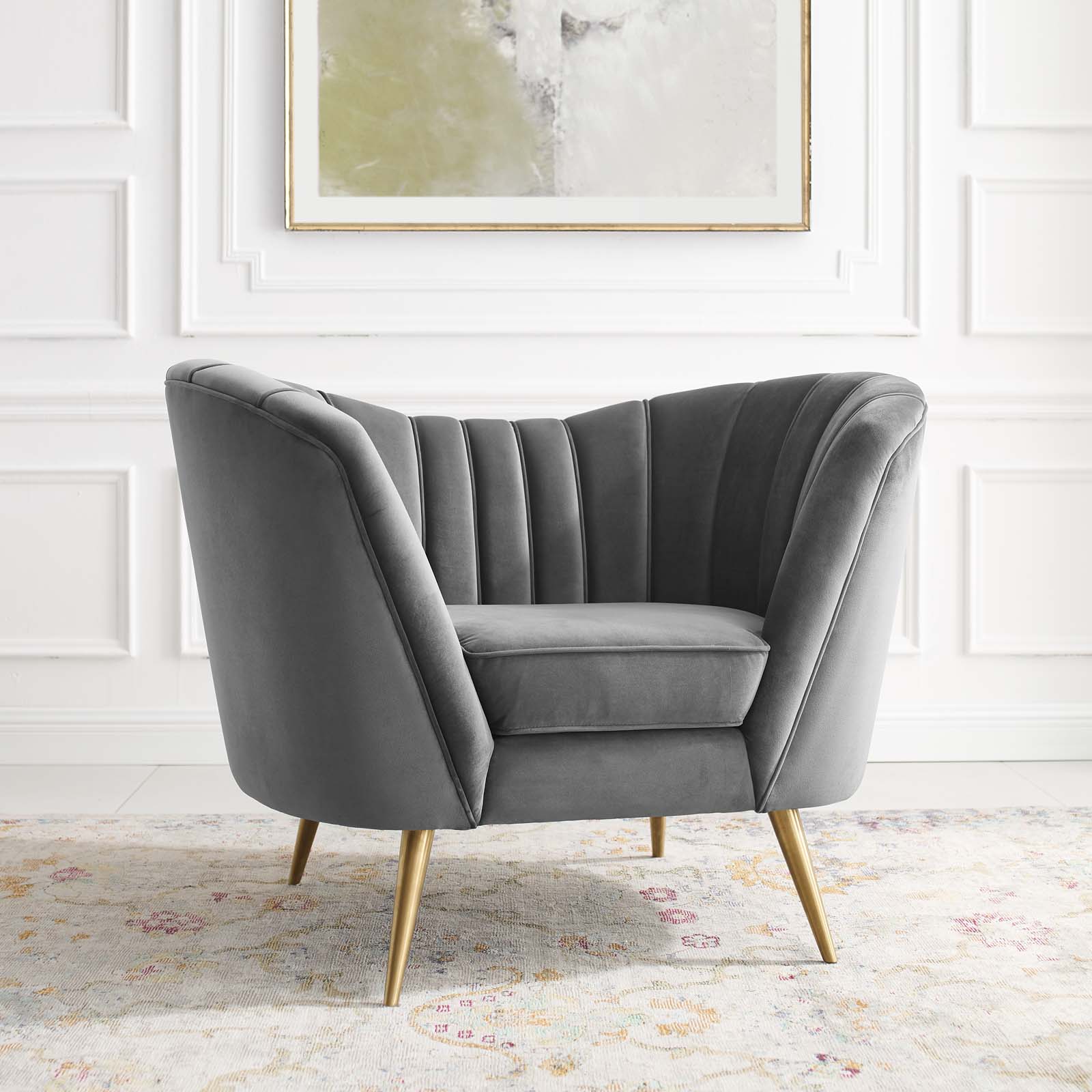 Modway Opportunity Performance Velvet Armchair | Armchairs | Modishstore