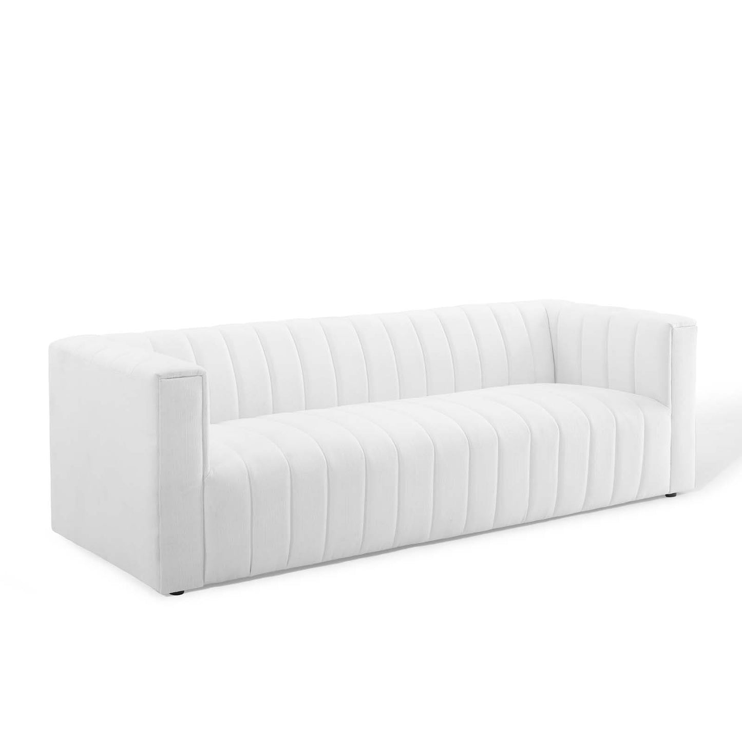 Modway Reflection Channel Tufted Upholstered Fabric Sofa | Sofas | Modishstore-12