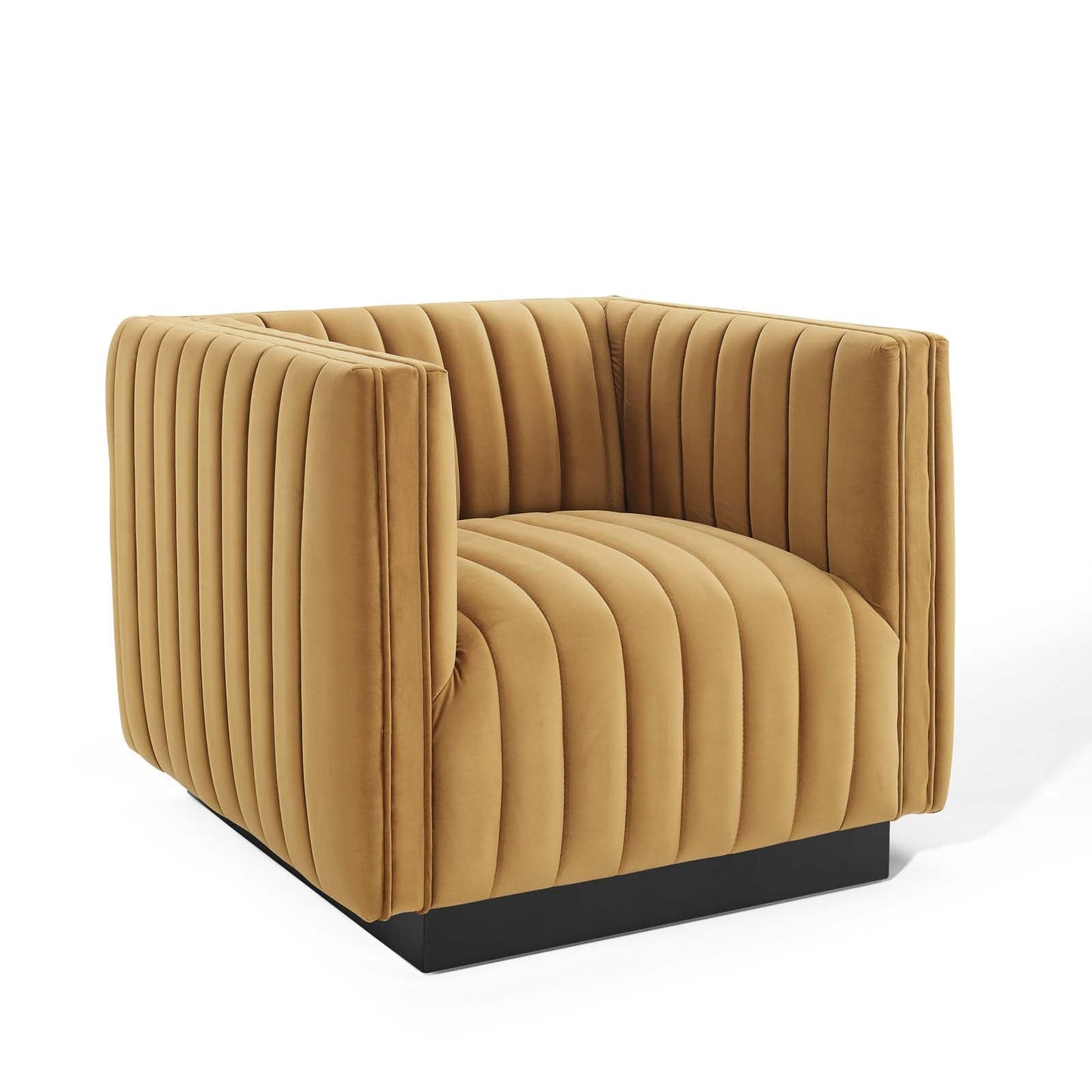 Modway Conjure Channel Tufted Performance Velvet Accent Armchair | Armchairs | 