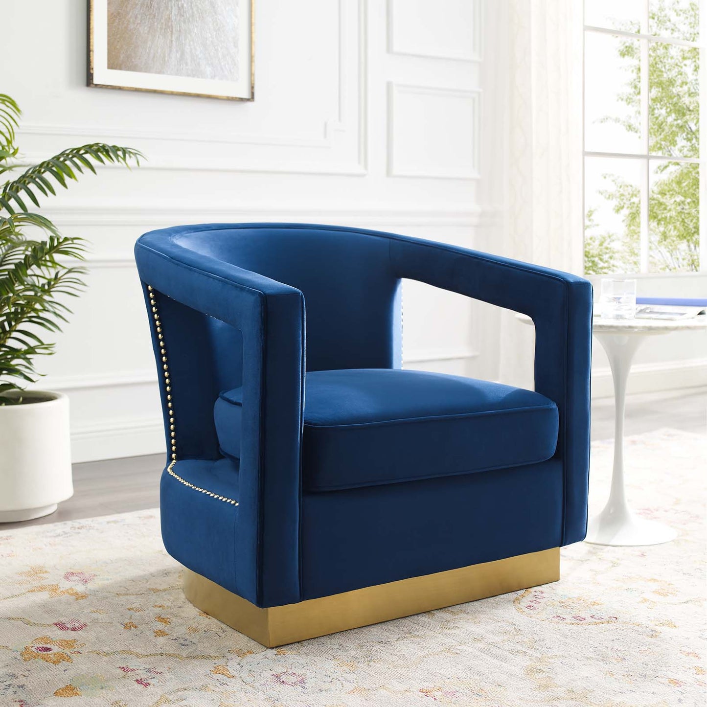 Modway Frolick Performance Velvet Armchair | Armchairs | 