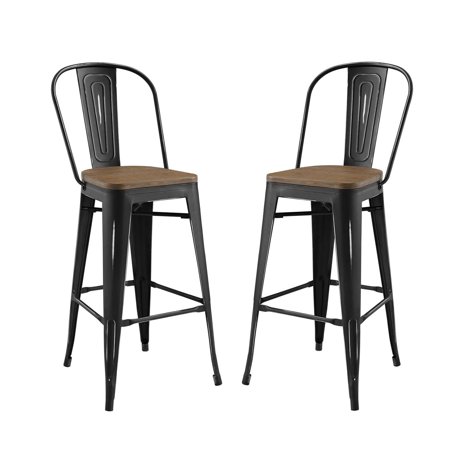 Modway Promenade Bar Stool Set of 2 | Bar Stools | Modishstore