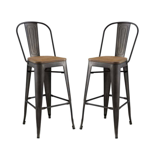 Modway Promenade Bar Stool Set of 2 | Bar Stools | Modishstore-2
