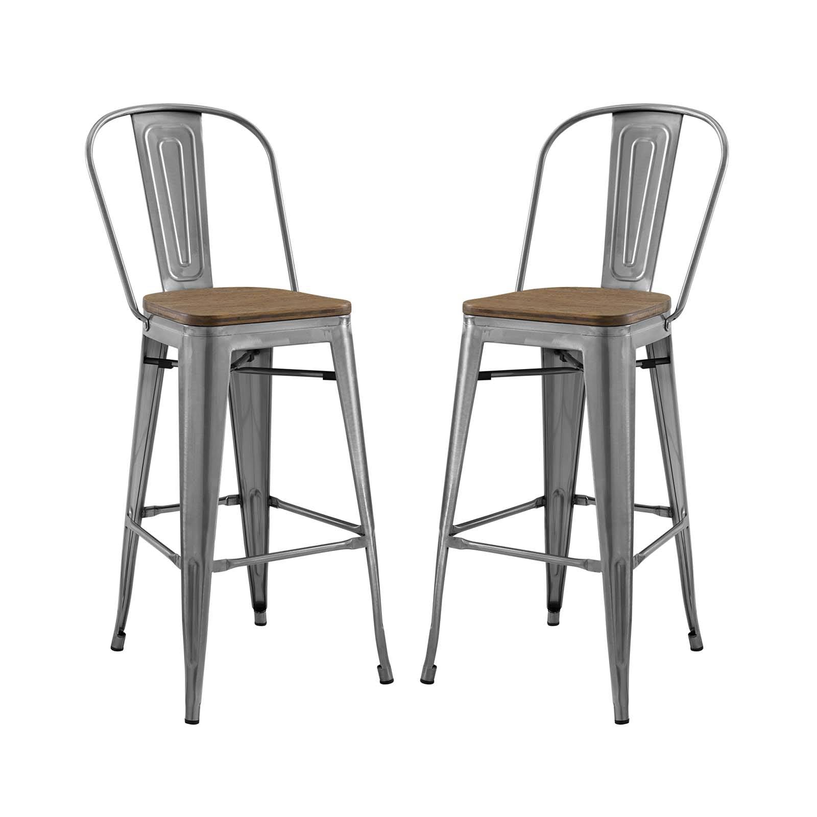 Modway Promenade Bar Stool Set of 2 | Bar Stools | Modishstore-3