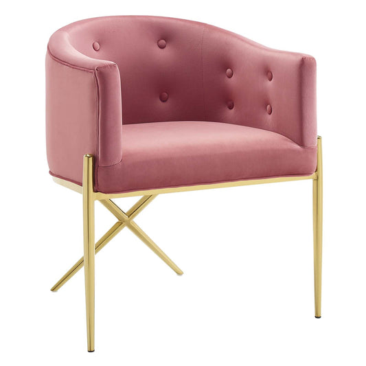 Savour Tufted Performance Velvet Accent Dining Armchair By Modway - EEI-3906 | Dining Chairs | Modishstore