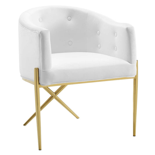 Savour Tufted Performance Velvet Accent Dining Armchair By Modway - EEI-3906 | Dining Chairs | Modishstore - 2