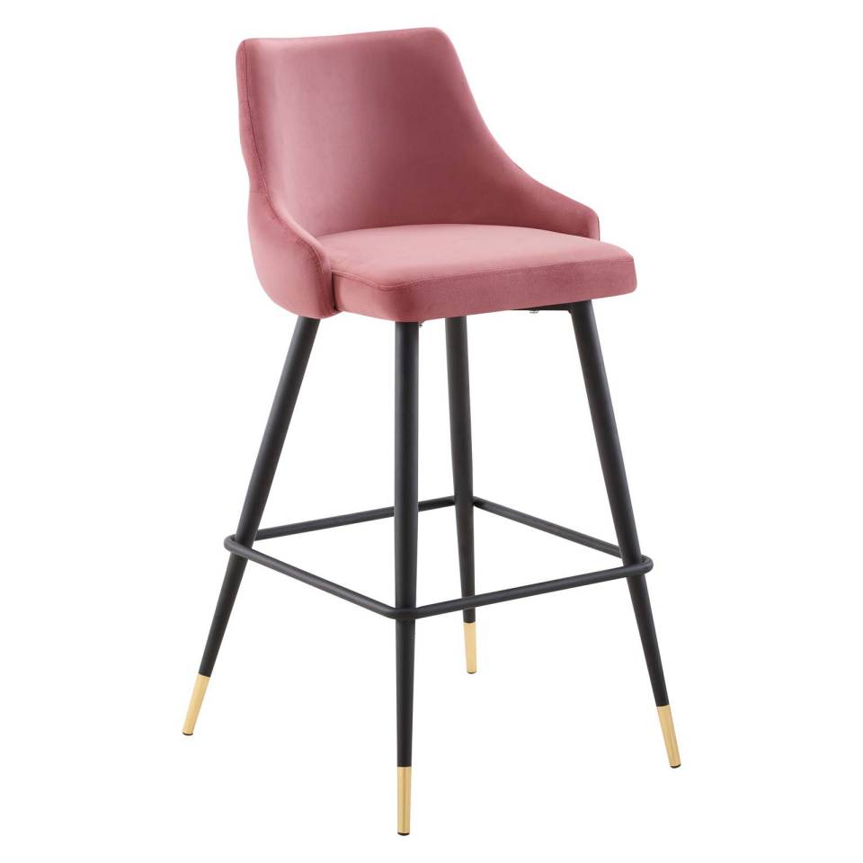 Modway Adorn Performance Velvet Bar Stool | Bar Stools