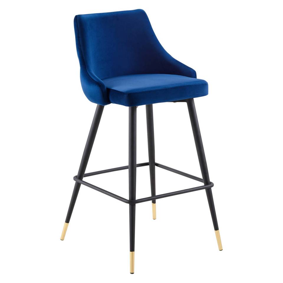 Modway Adorn Performance Velvet Bar Stool | Bar Stools | 
