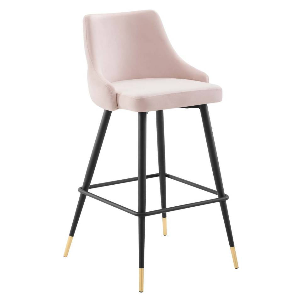 Modway Adorn Performance Velvet Bar Stool | Bar Stools | 
