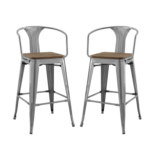 Modway Promenade Bar Stool Set of 2 | Bar Stools | Modishstore-3