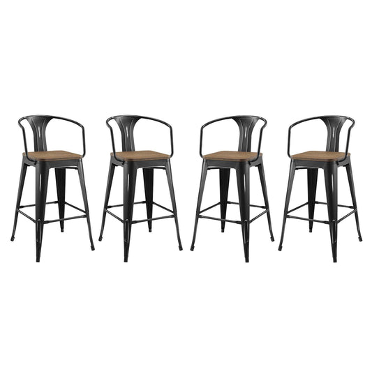 Modway Promenade Bar Stool Set of 4 | Bar Stools | Modishstore