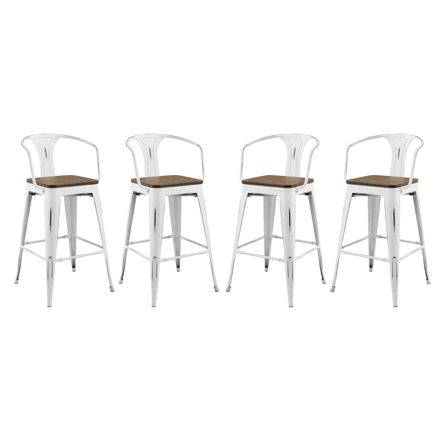 Modway Promenade Bar Stool Set of 4 | Bar Stools | Modishstore-3
