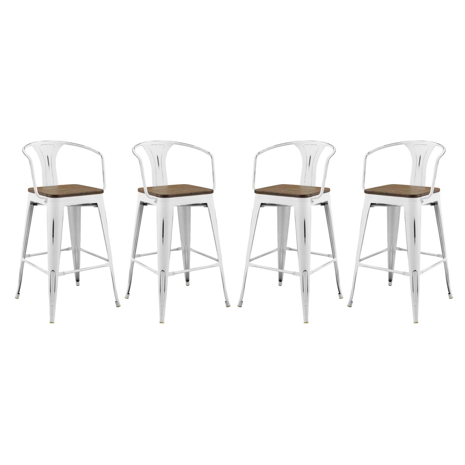 Modway Promenade Bar Stool Set of 4 | Bar Stools | Modishstore-3