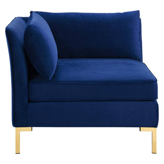 Modway Ardent Performance Velvet Sectional Sofa Corner Chair | Sofas | 