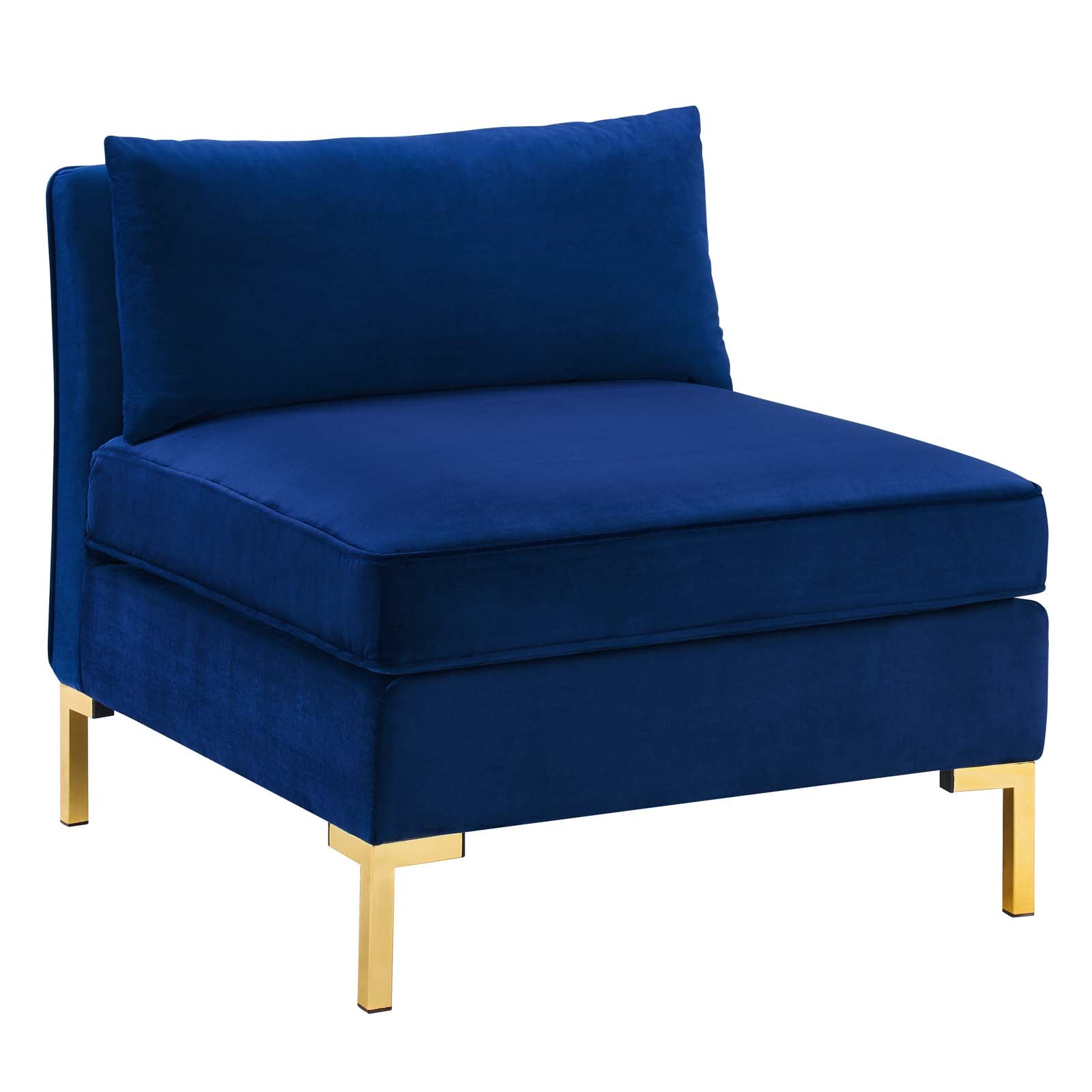 Modway Ardent Performance Velvet Armless Chair | Chairs & Recliners | 