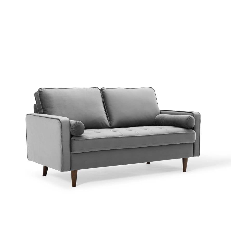 Modway Valour Performance Velvet Loveseat | Sofas | Modishstore-3