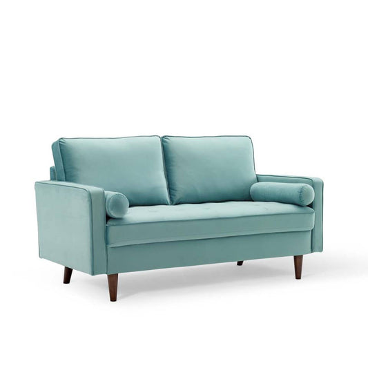 Modway Valour Performance Velvet Loveseat | Sofas | Modishstore-4