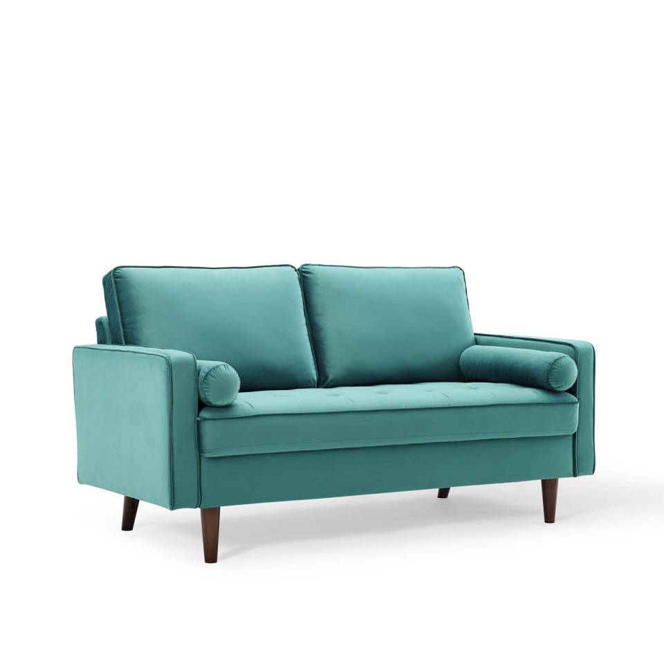 Modway Valour Performance Velvet Loveseat | Sofas | Modishstore-7