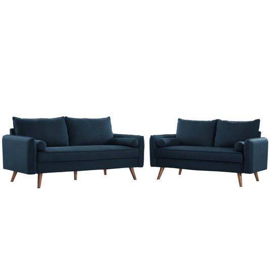 Modway Revive Upholstered Fabric Sofa and Loveseat Set | Outdoor Sofas, Loveseats & Sectionals | Modishstore