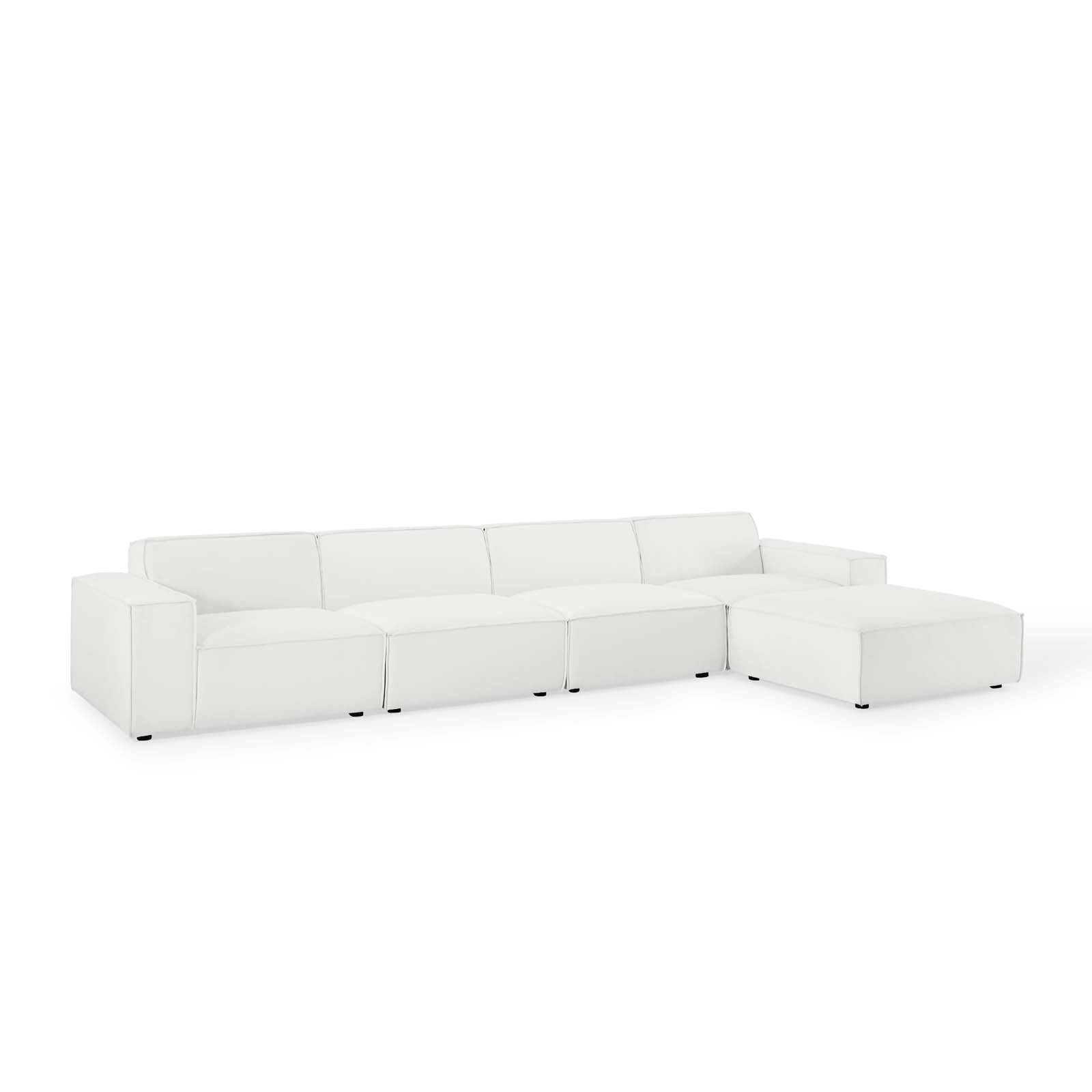 Modway Restore 5-Piece Sectional Sofa | Outdoor Sofas, Loveseats & Sectionals | Modishstore-2