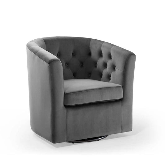 Modway Prospect Tufted Performance Velvet Swivel Armchair | Armchairs | Modishstore