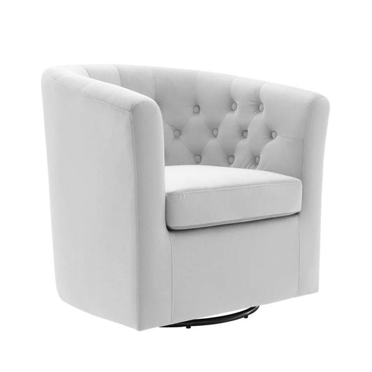Modway Prospect Tufted Performance Velvet Swivel Armchair | Armchairs | Modishstore-3
