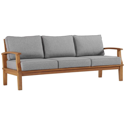 Modway Marina Outdoor Patio Teak Sofa | Outdoor Sofas, Loveseats & Sectionals | Modishstore