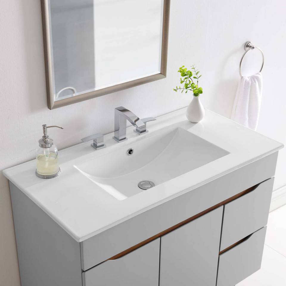 Modway Cayman 36" Bathroom Sink | Bathroom Accessories
