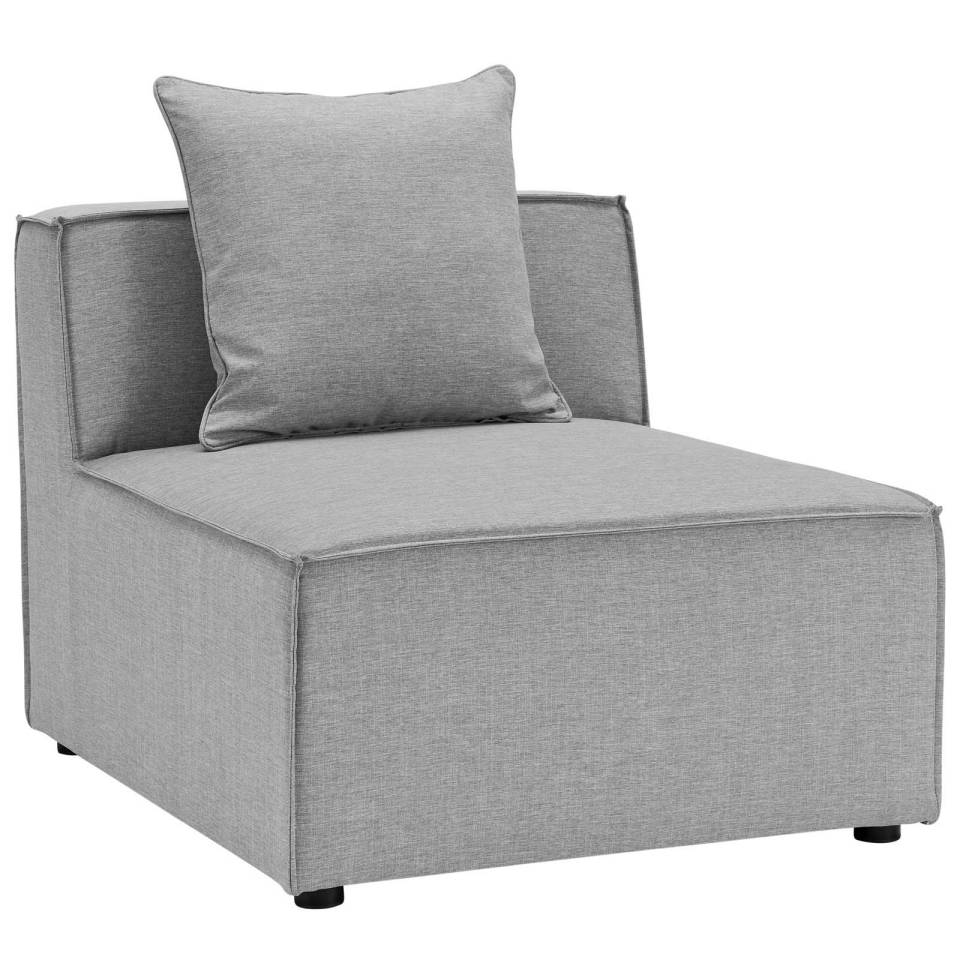 Modway Saybrook Outdoor Patio Upholstered Sectional Sofa Armless Chair | Outdoor Sofas, Loveseats & Sectionals | Modishstore