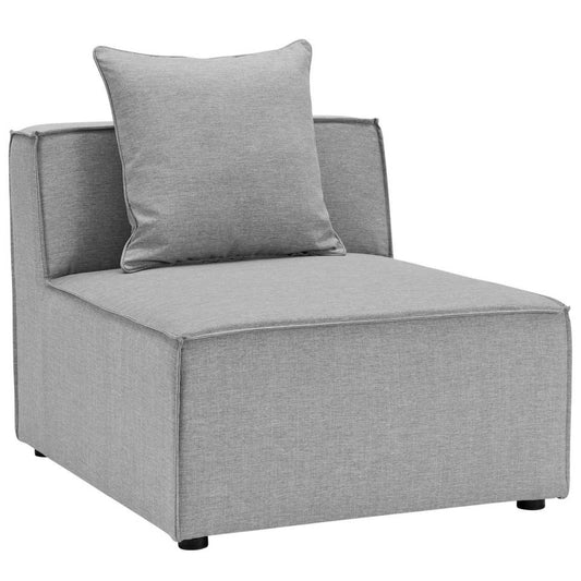Modway Saybrook Outdoor Patio Upholstered Sectional Sofa Armless Chair | Outdoor Sofas, Loveseats & Sectionals | Modishstore