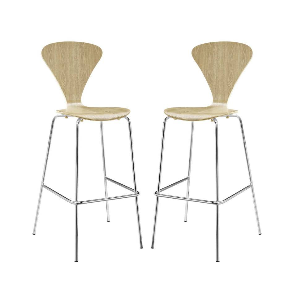 Modway Passage Dining Bar Stool Set of 2 | Bar Stools | Modishstore-2