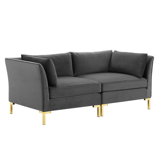 Modway Ardent Performance Velvet Loveseat | Loveseats