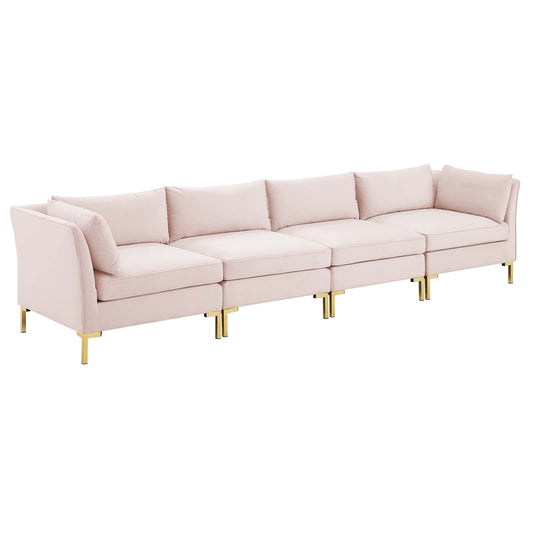 Modway Ardent 4-Seater Performance Velvet Sofa | Sofas | 