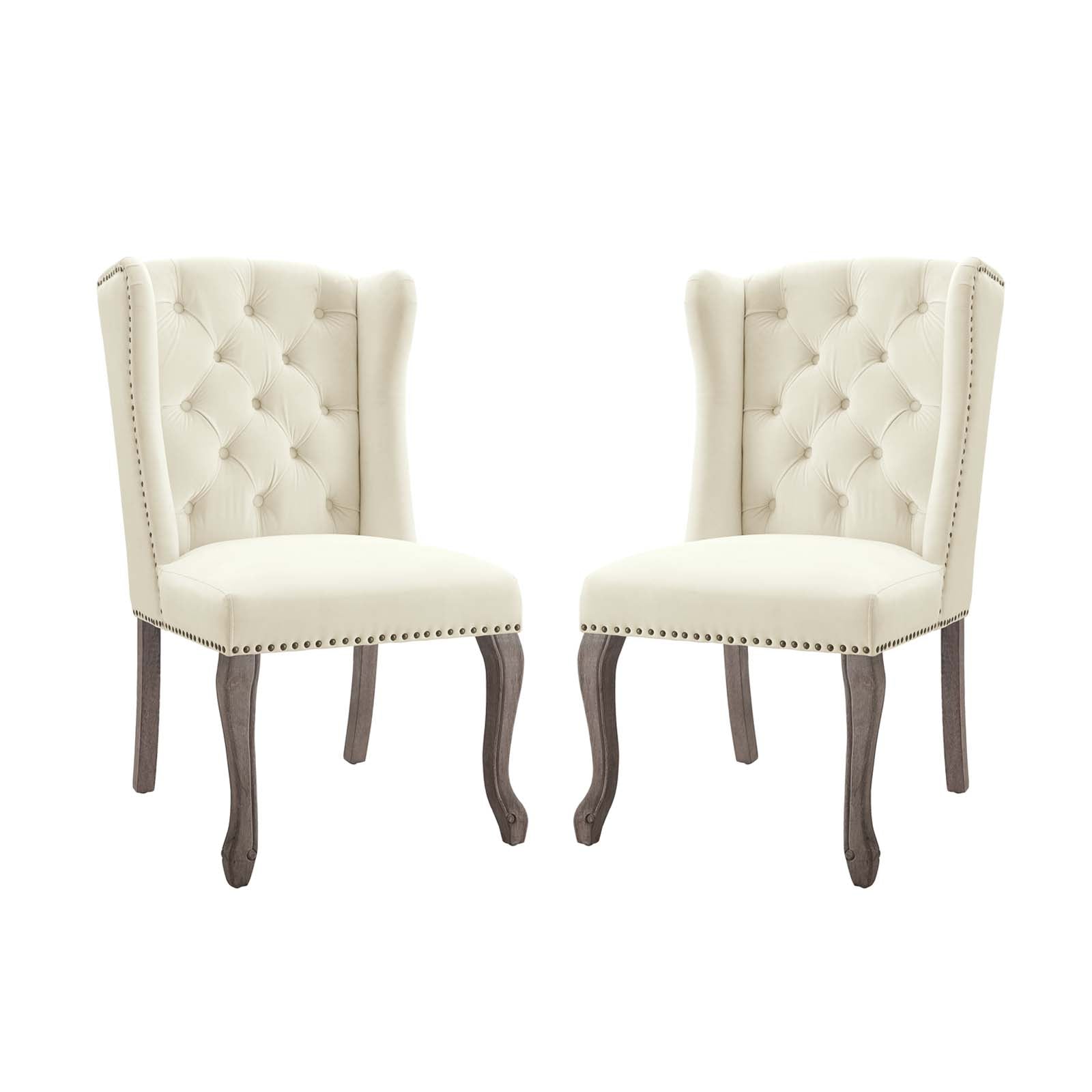 Modway Apprise Side Chair Performance Velvet Set of 2 | Side Chairs | 