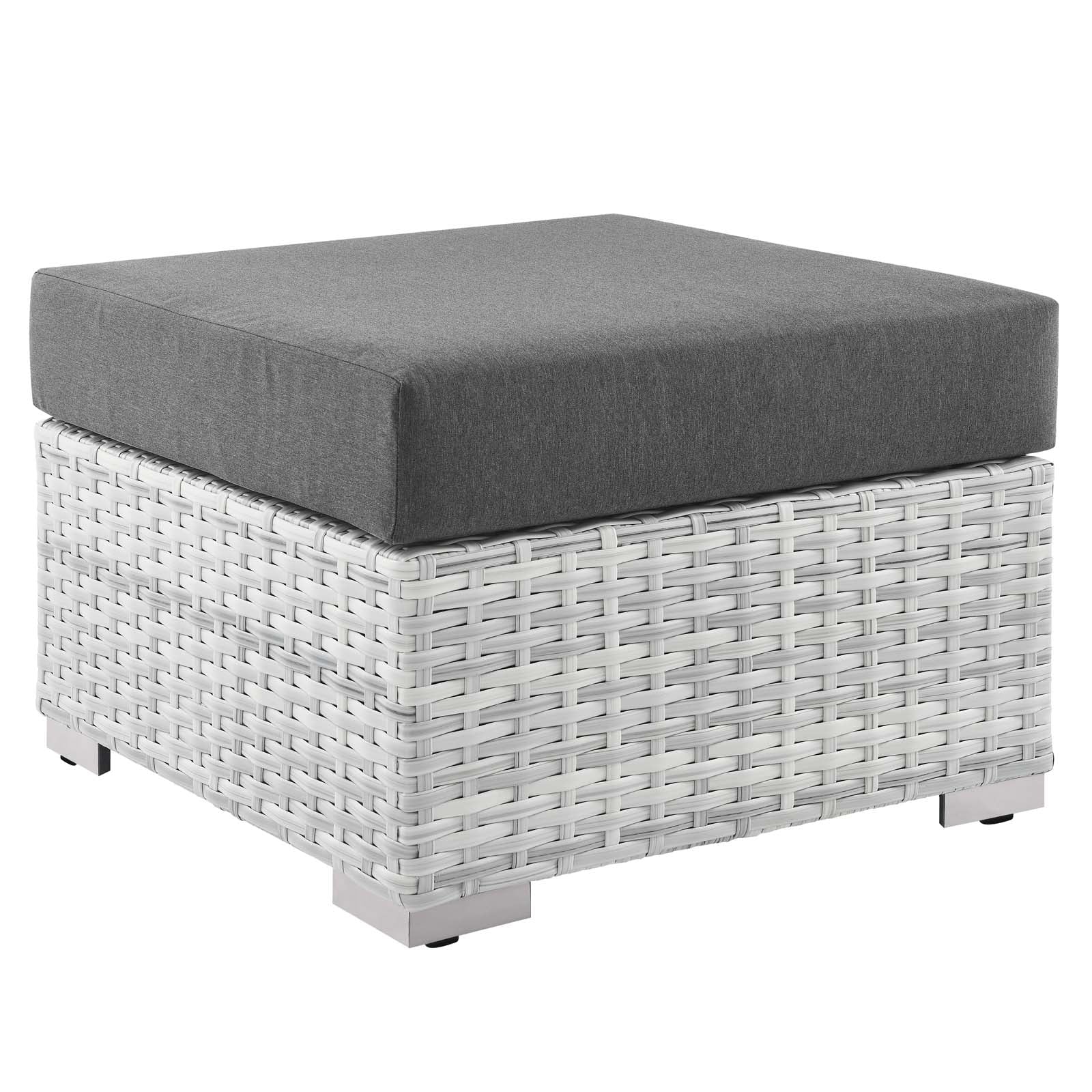Modway Convene Outdoor Patio Ottoman | Outdoor Ottoman