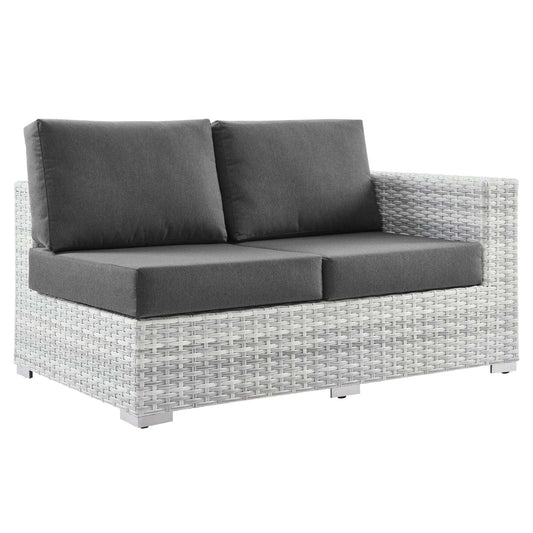 Modway Convene Outdoor Patio Right-Arm Loveseat | Outdoor Sofas, Loveseats & Sectionals