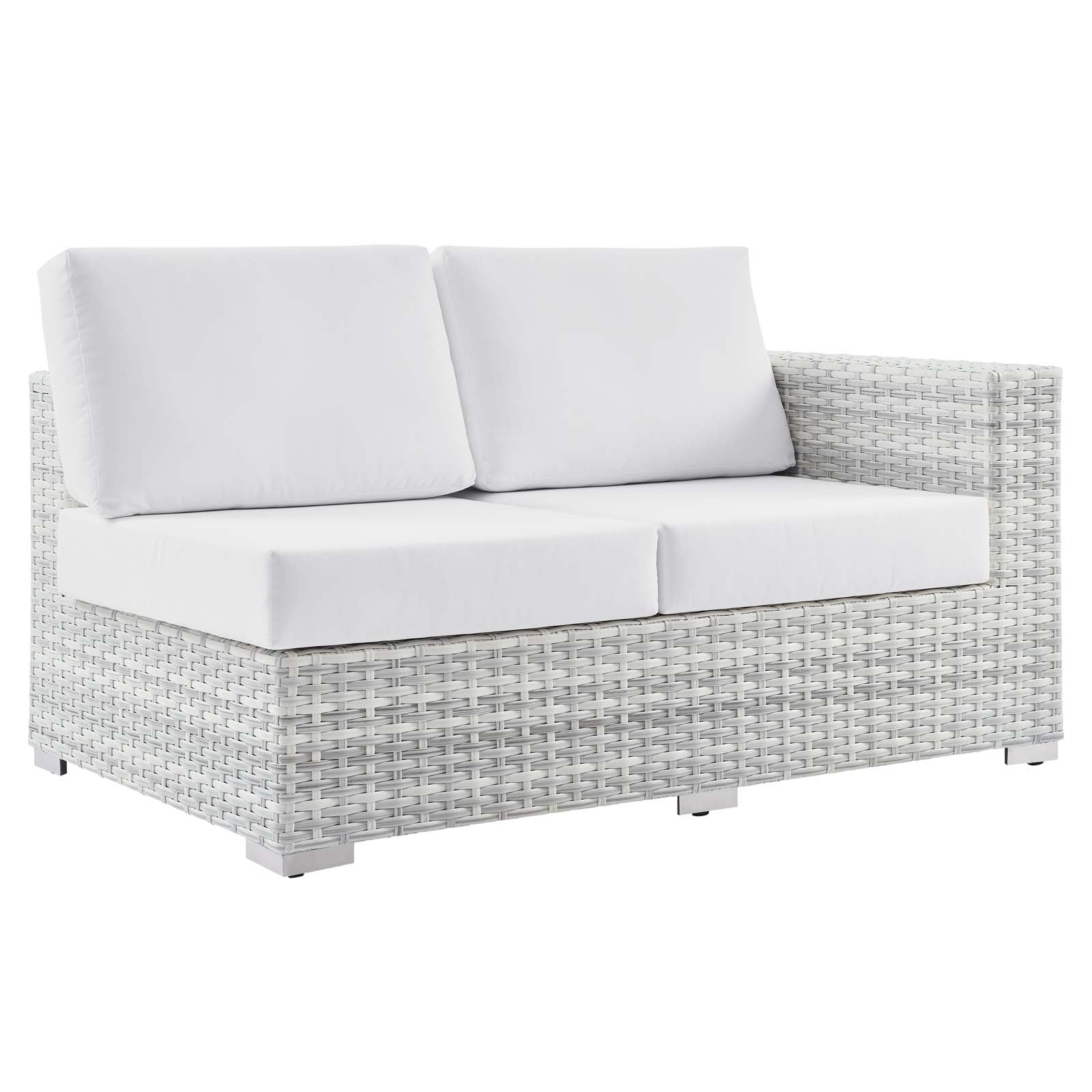Modway Convene Outdoor Patio Right-Arm Loveseat | Outdoor Sofas, Loveseats & Sectionals | 