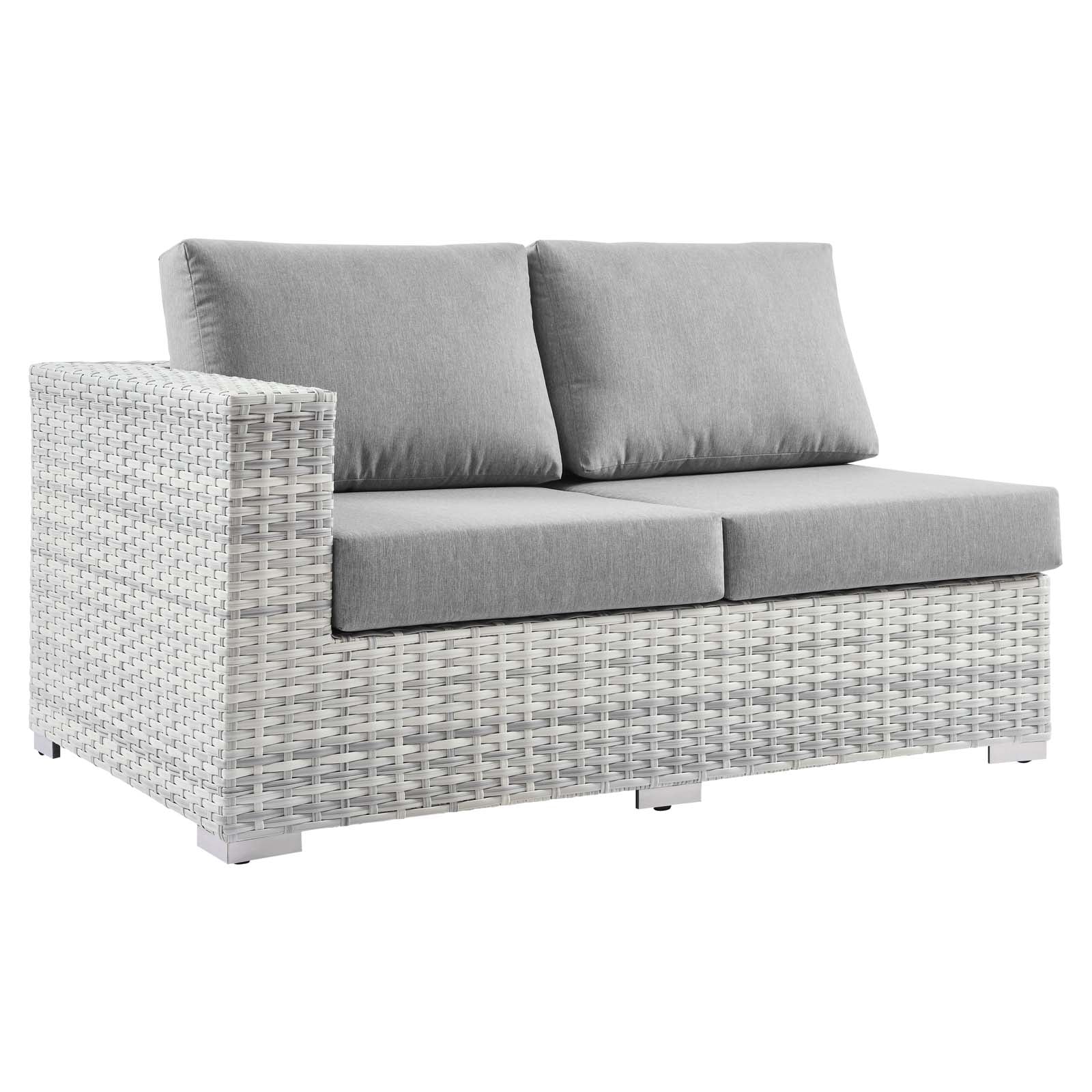 Modway Convene Outdoor Patio Left-Arm Loveseat | Outdoor Sofas, Loveseats & Sectionals | 