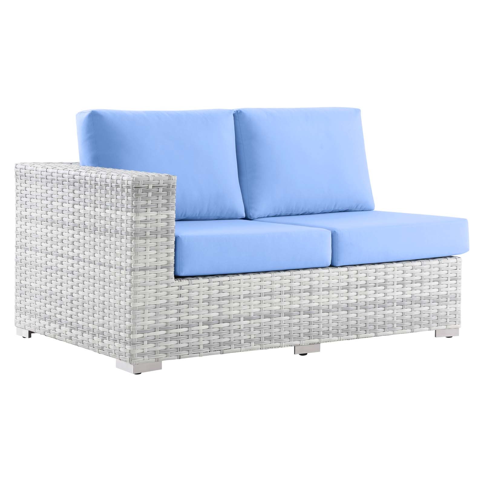 Modway Convene Outdoor Patio Left-Arm Loveseat | Outdoor Sofas, Loveseats & Sectionals | 