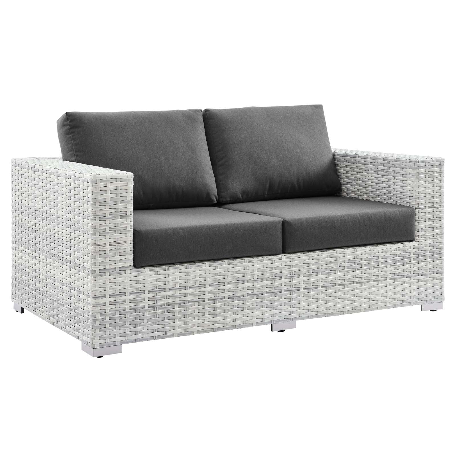 Modway Convene Outdoor Patio Loveseat | Outdoor Sofas, Loveseats & Sectionals