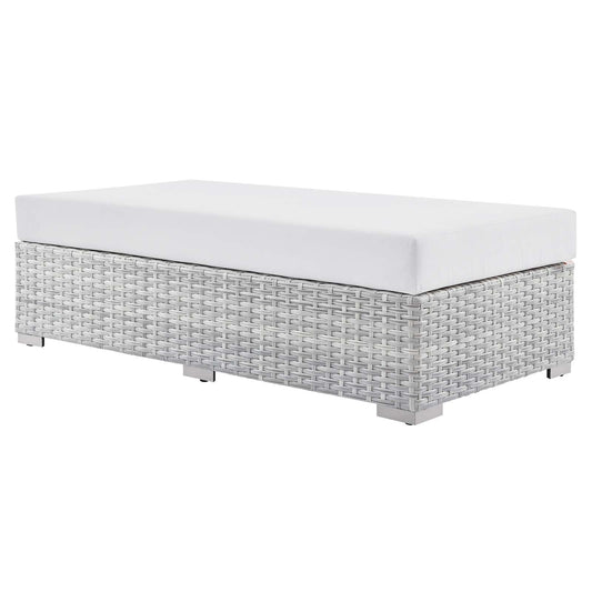 Modway Convene Outdoor Patio Rectangular Ottoman | Outdoor Ottoman | 