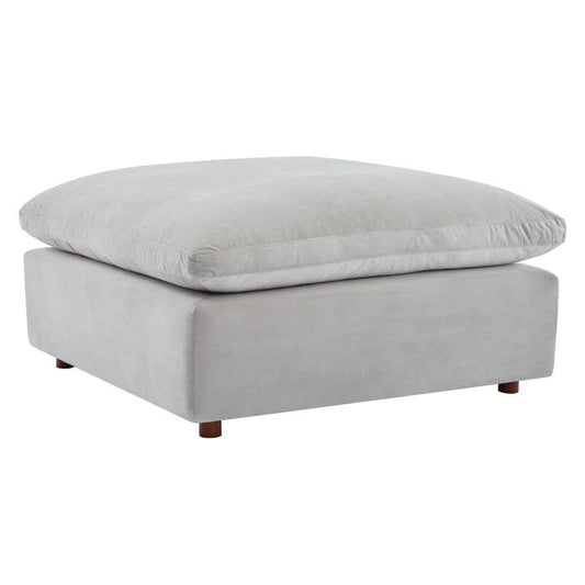 Modway Commix Down Filled Overstuffed Performance Velvet Ottoman | Ottomans | 
