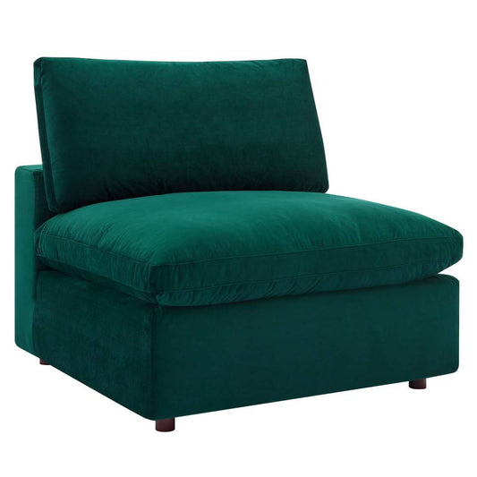Modway Commix Down Filled Overstuffed Performance Velvet Armless Chair | Chairs & Recliners | 