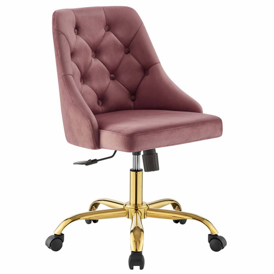Modway Distinct Tufted Swivel Performance Velvet Office Chair | Office Chairs