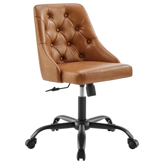 Modway Distinct Tufted Swivel Vegan Leather Office Chair | Office Chairs | 