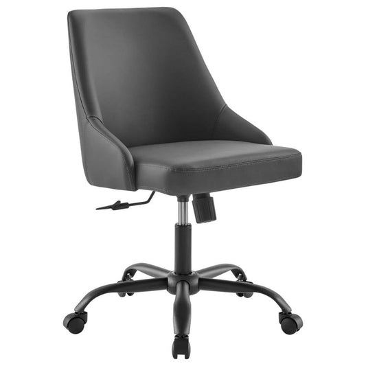Modway Designate Swivel Vegan Leather Office Chair | Office Chairs