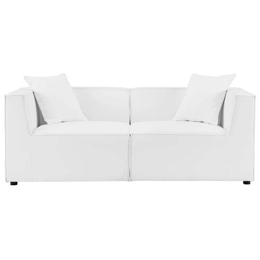 Modway Saybrook Outdoor Patio Upholstered 2-Piece Sectional Sofa Loveseat | Outdoor Sofas, Loveseats & Sectionals | Modishstore-3