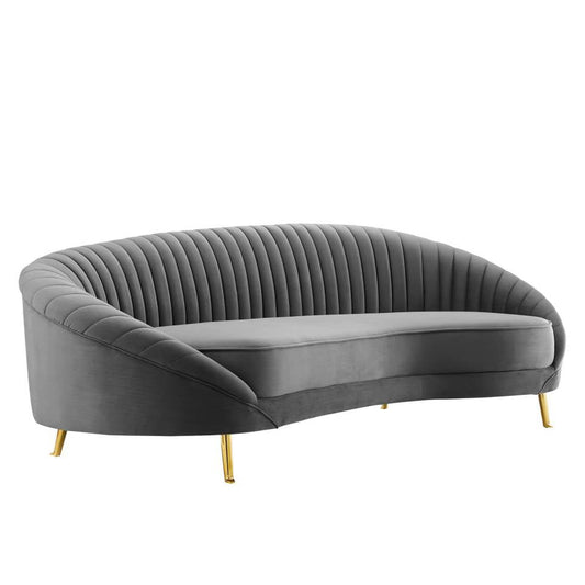Modway Camber Channel Tufted Performance Velvet Sofa | Sofas | 