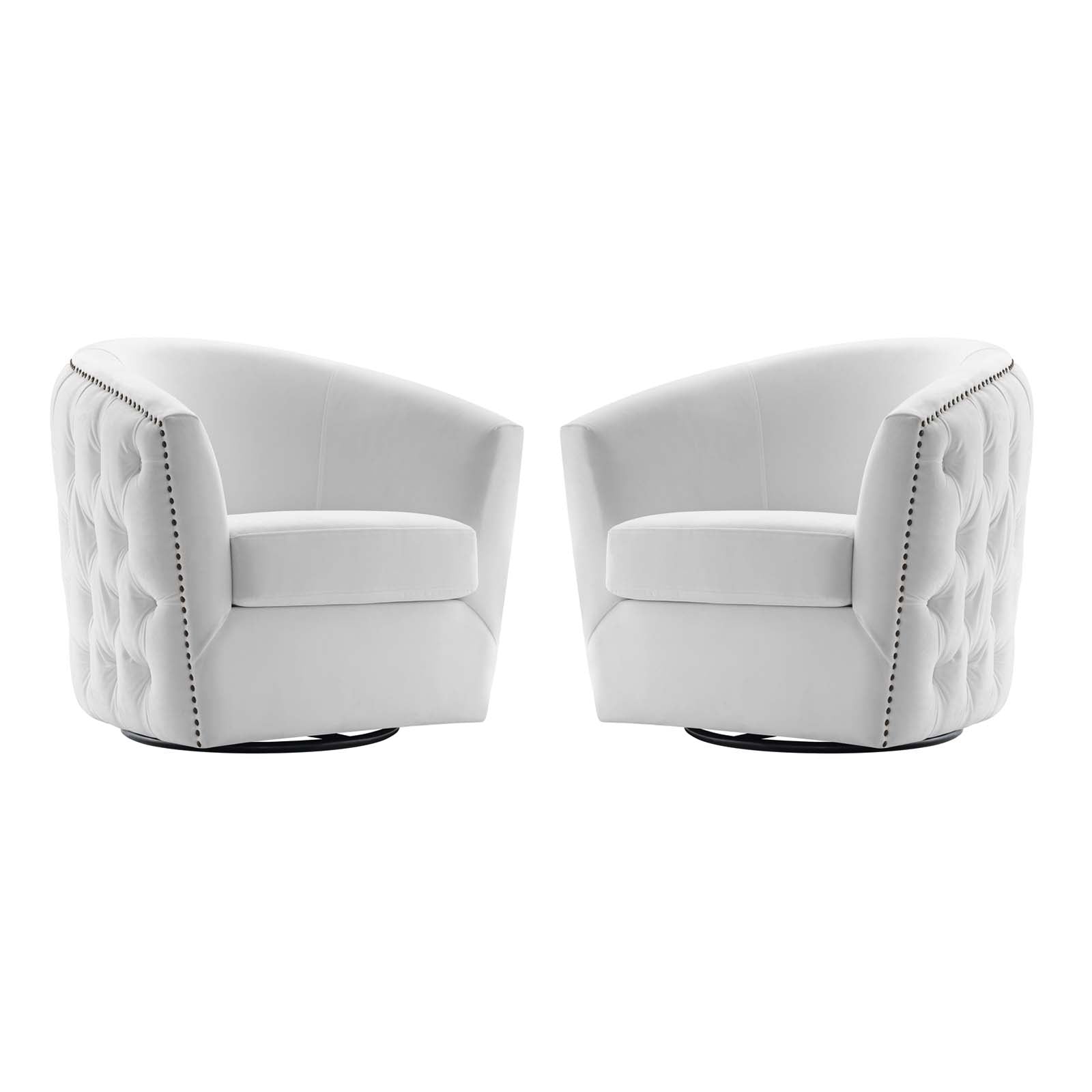 Rogue Armchair Performance Velvet Set of 2 By Modway - EEI-4425 | Armchairs | Modishstore - 2