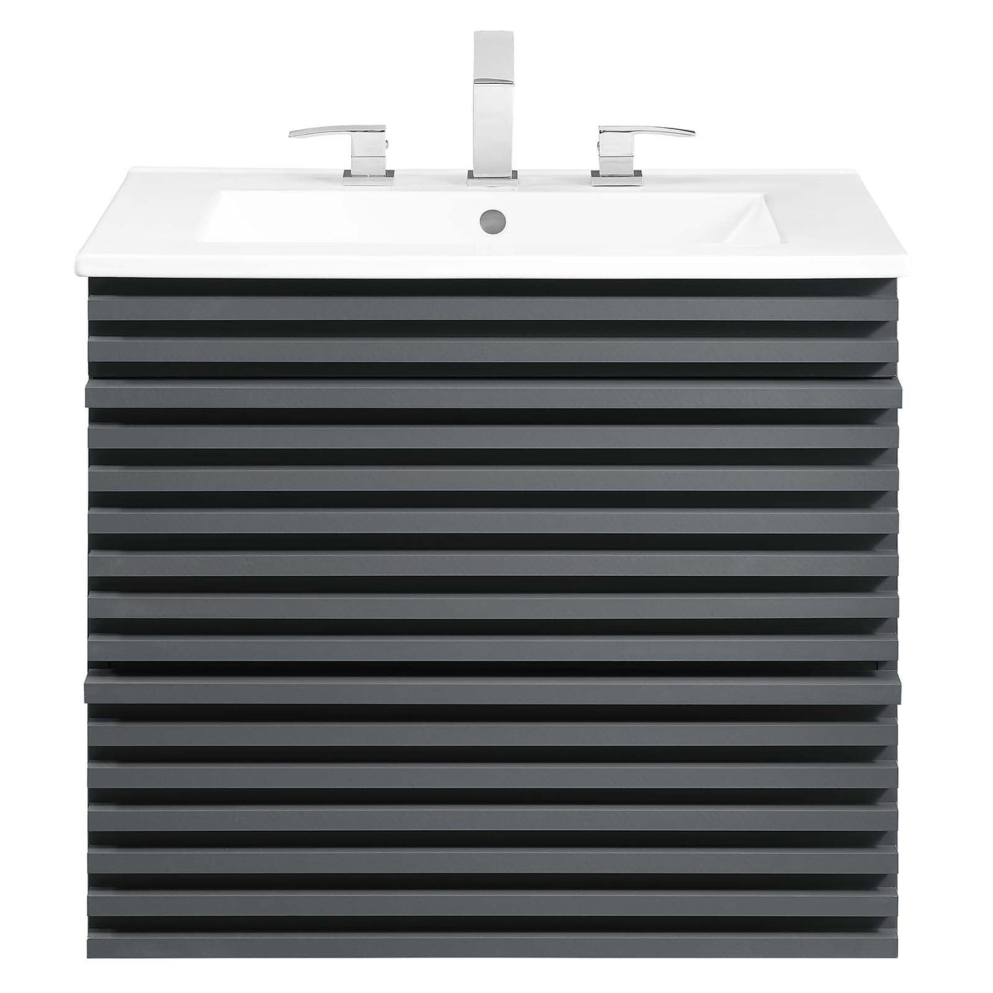 Modway Render 24" Wall-Mount Bathroom Vanity | Bathroom Accessories | Modishstore-3